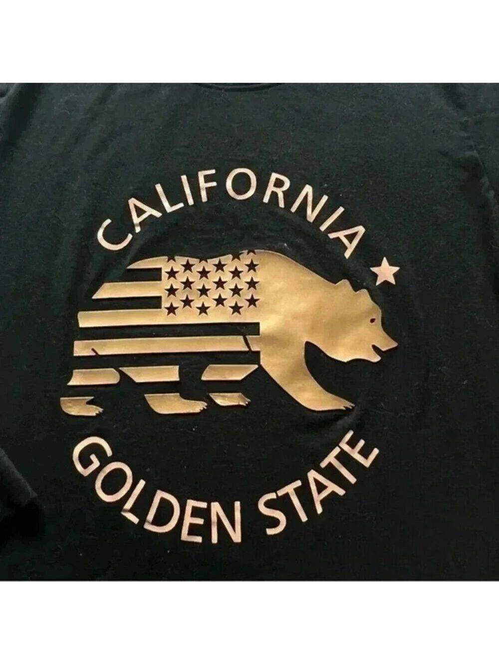 Brooklyn Standard California Golden State Bear T-Shirt Bear Flag Shirt U… - Picture 2 of 9